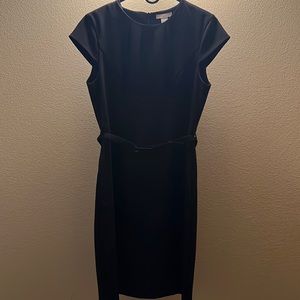Women’s black midi dress